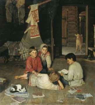 Impressionismus Werke - neues Märchen Nikolay Bogdanov Belsky Kinder Kinder Impressionismus